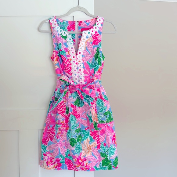 Guilianna stretch shift dress in Tigers lair print - Picture 2 of 7